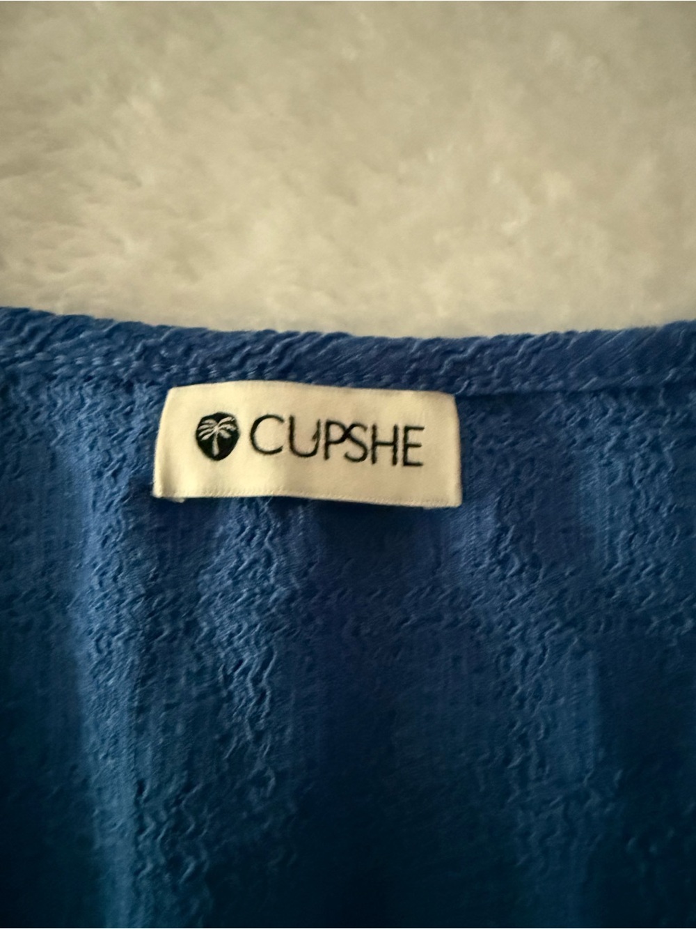 Cupshe Blue Chill Factor Breezy Summer Style Mini Dress M - Picture 10 of 12